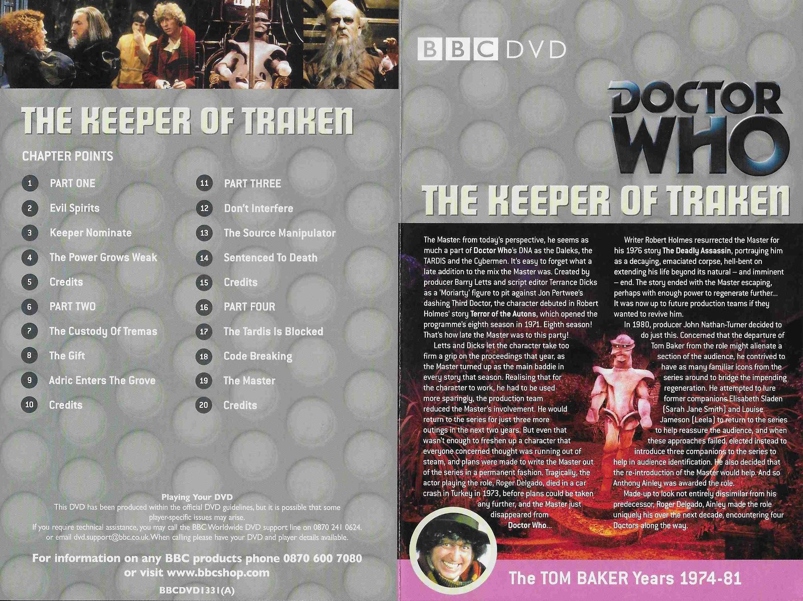 Inserts from BBCDVD 1331A